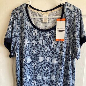 Lucky Brand blue top/PJs - XXL